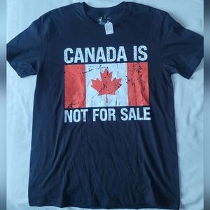 Canada Not For Sale Adult Tshirt - NWT